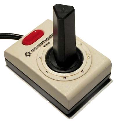 The Commodore 1311 Joystick.  Ain't she a beaut?